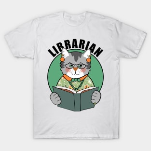 Librarian Cat Lady T-Shirt